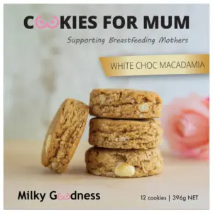 Milky Goodness - White Chocolate Chip & Macadamia Lactation Cookies