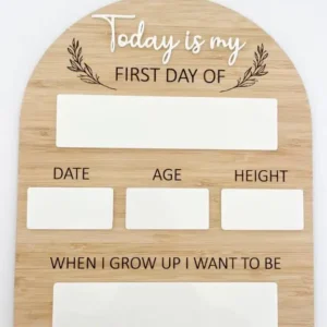 Penny & Co Collections - First Day Board Leaf Pattern