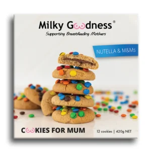 Milky Goodness - Nutella and M&Ms Lactation Cookies