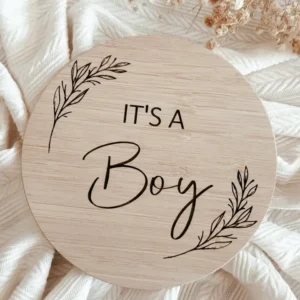 It’s A Boy Gender Reveal Birth Announcement Sign