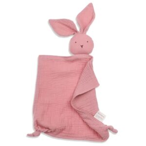 Bunny Muslin Comforter - Rose