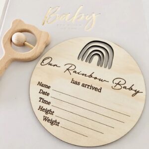 Our Rainbow Baby Birth Disc
