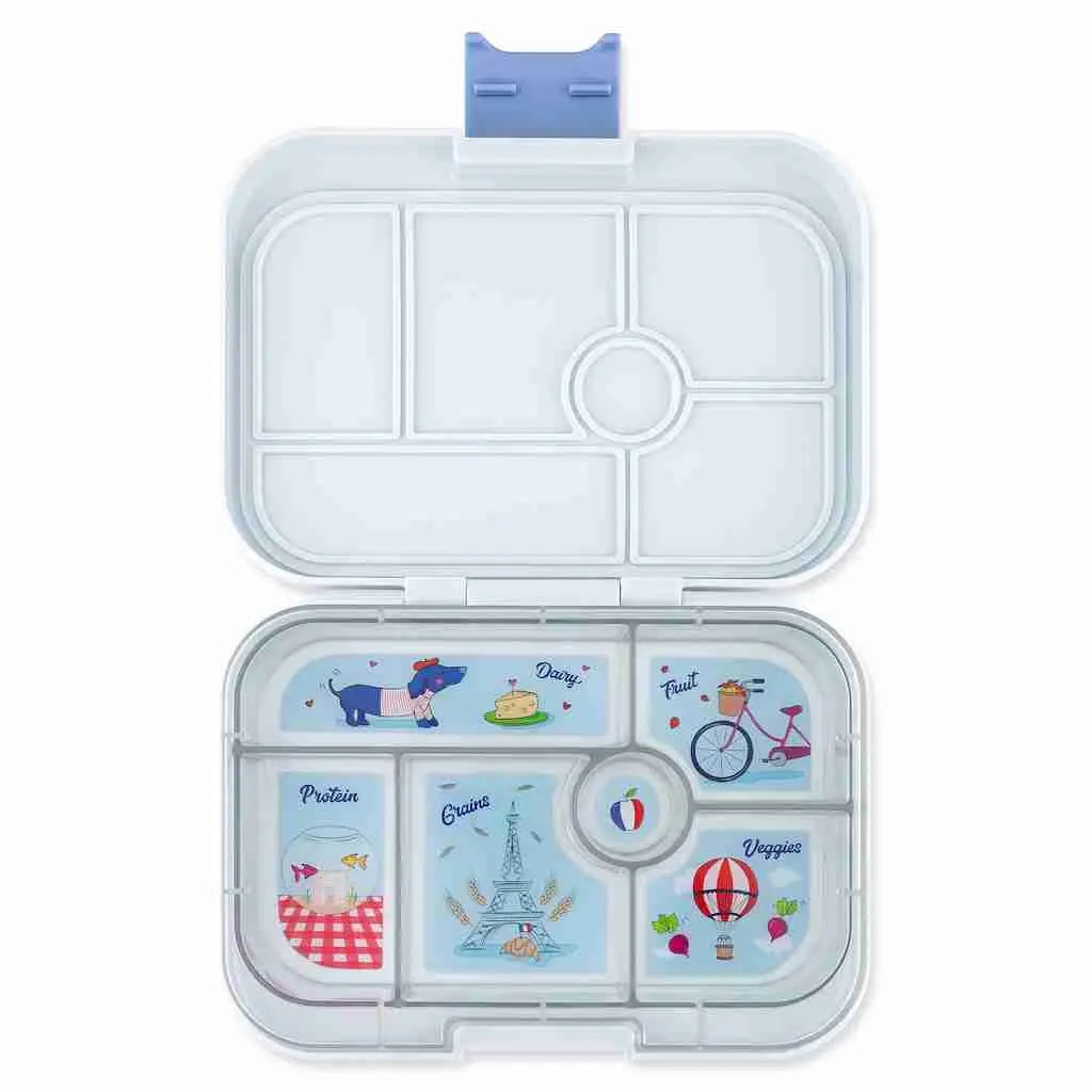 Yumbox Original 6 Compartment Bento Box - Hazy Grey
