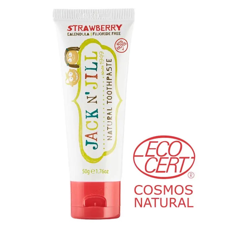Jack N' Jill Natural Certified Toothpaste Strawberry 50g
