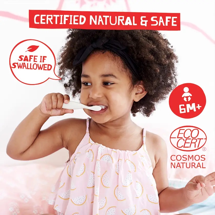 Jack N' Jill Natural Certified Toothpaste Strawberry 50g - Image 3