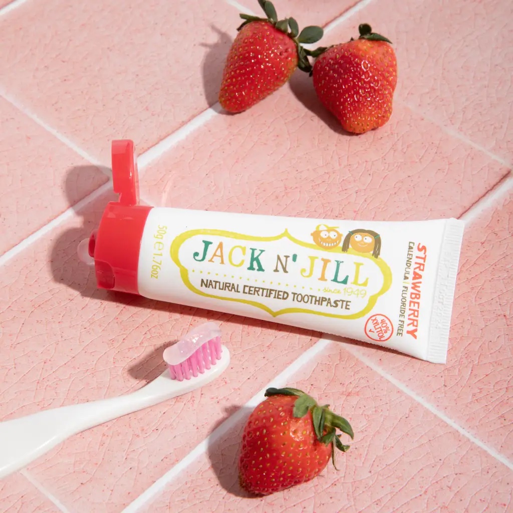 Jack N' Jill Natural Certified Toothpaste Strawberry 50g - Image 5