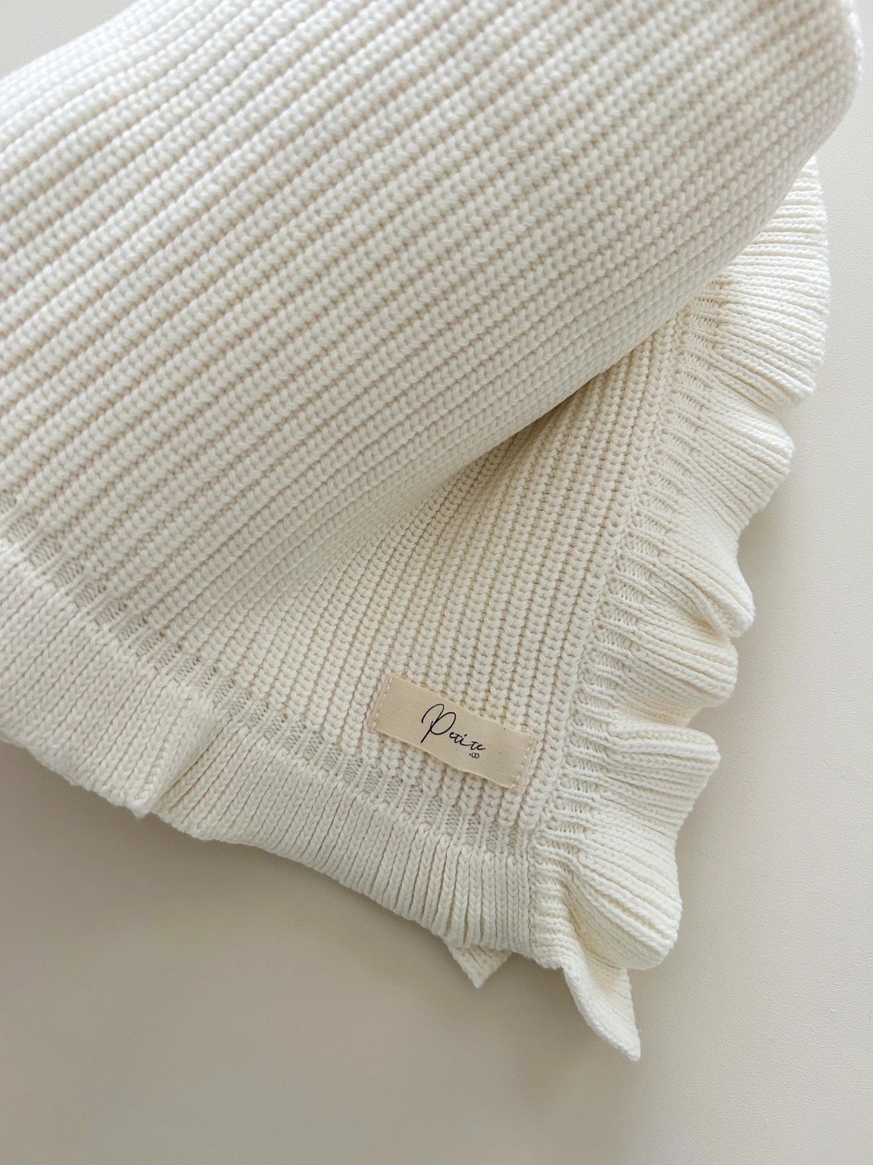Frill Baby Blanket | Ivory - Image 2