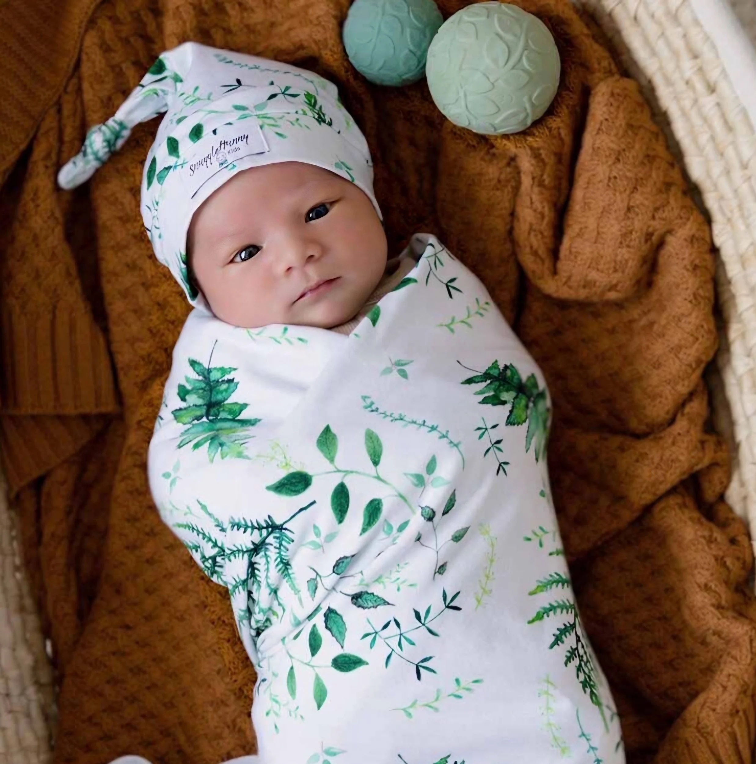 Jersey Wrap & Beanie / Top Knot Set - Image 5