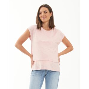 Jazmin Nursing Tee Soft Pink
