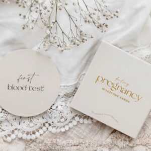 Darling Pregnancy Milestone Cards - Adored Illustrations