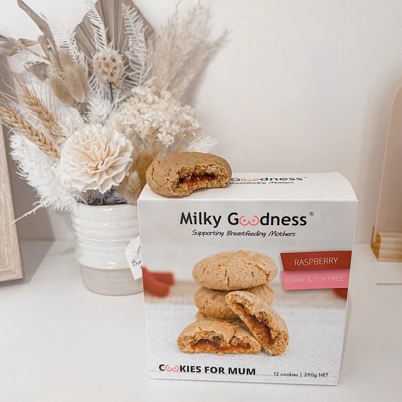 Milky Goodness - Raspberry Lactation Cookies (Dairy & Soy Free) - Image 4