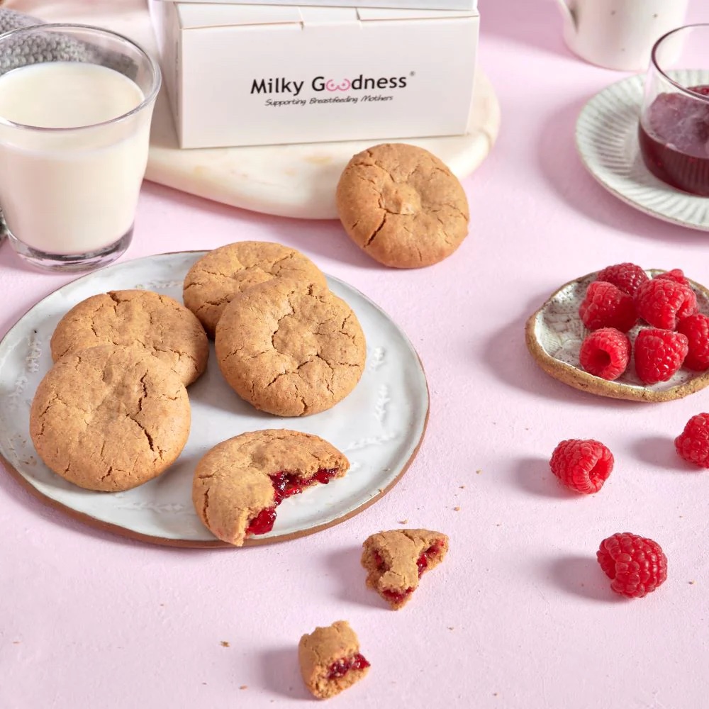 Milky Goodness - Raspberry Lactation Cookies (Dairy & Soy Free) - Image 2