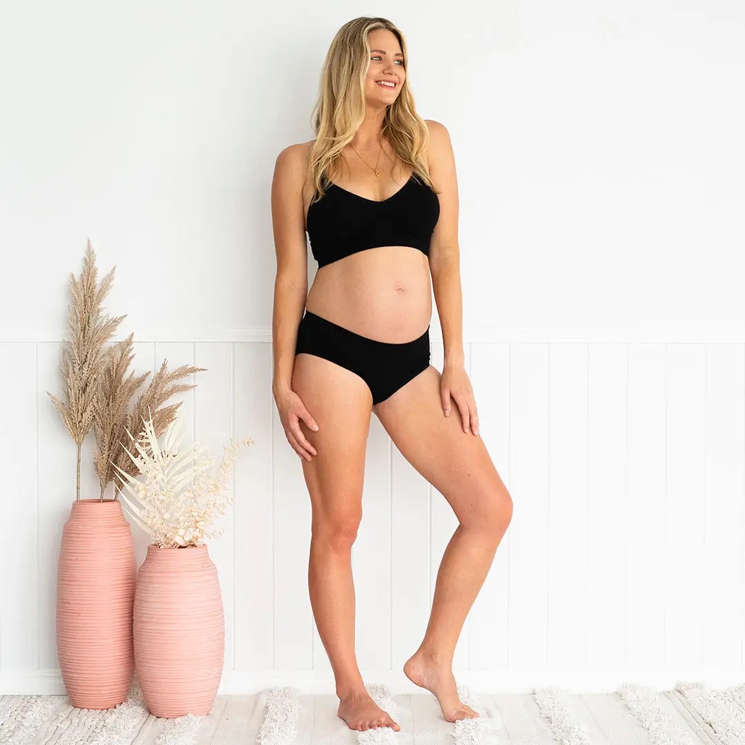 Bamboo Nursing Bra - Black
