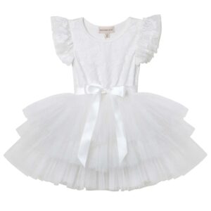 My First Lace Tutu S/S - Ivory
