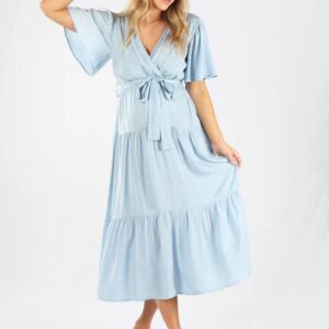 Cara Maternity Blue Dress