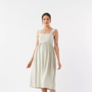 Soon Maternity - Nina Midi Dress (Mushroom)