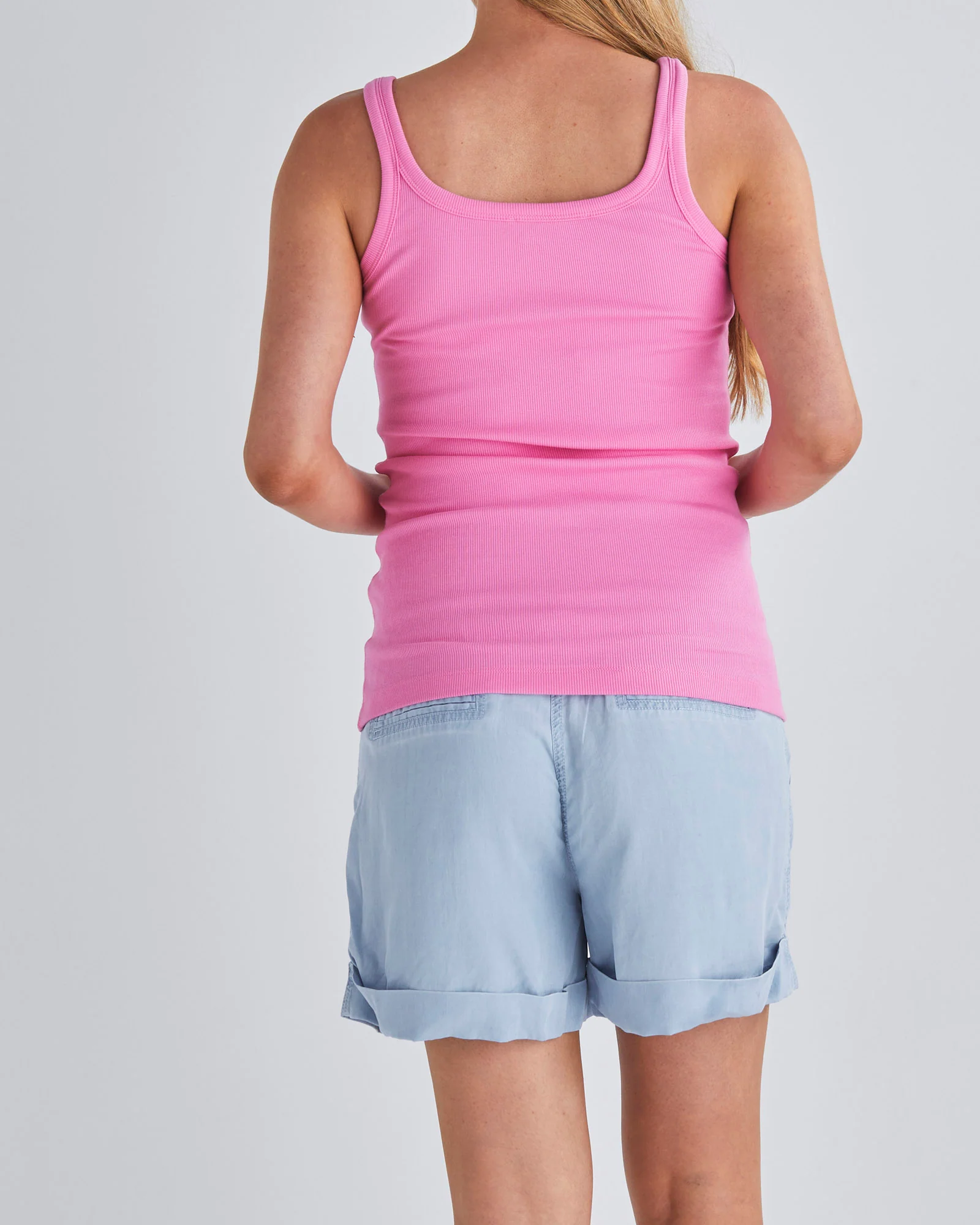 Angel Maternity Denim Tencel Shorts - Image 2