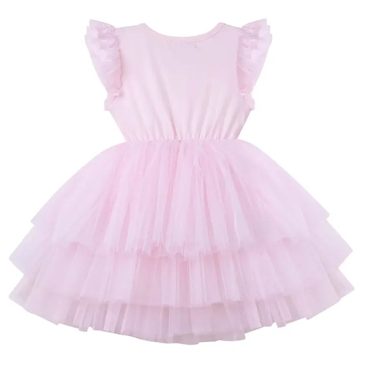My First Lace Tutu Short Sleeve - Pink - Image 4