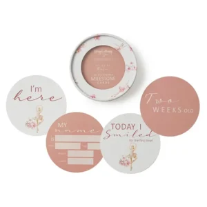 Snuggle Hunny Ballerina & Rosa Reversible Milestone Cards