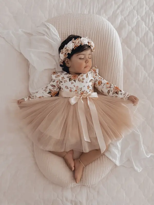 Millie Rose Girls Long Sleeve Dress - Image 3