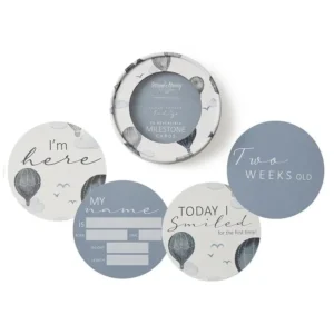 Snuggle Hunny Cloud Chaser Reversible Milestone Cards