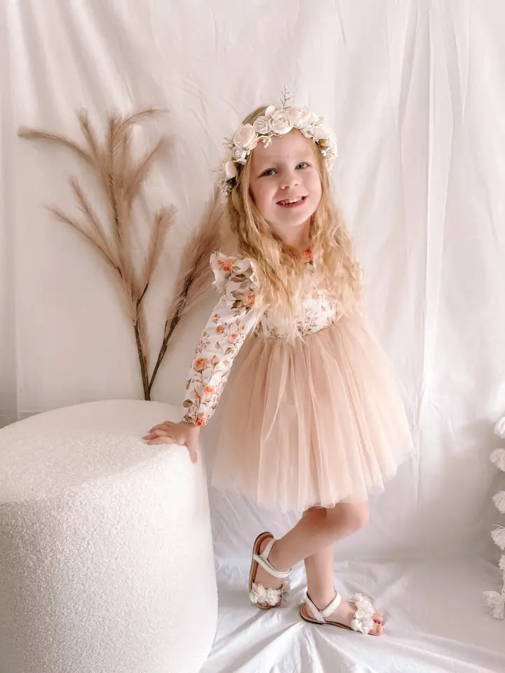 Millie Rose Girls Long Sleeve Dress - Image 6