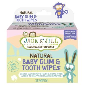 Natural Baby Gum & Tooth Wipes - 25 Pack