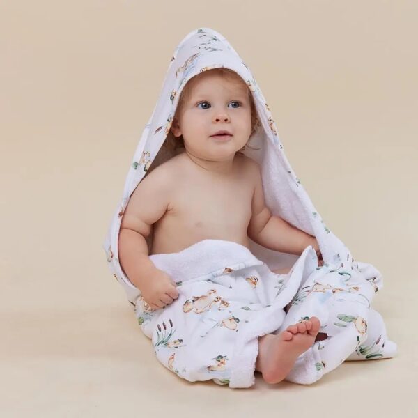 Snuggle Hunny Organic Hooded Baby Towel - Image 3