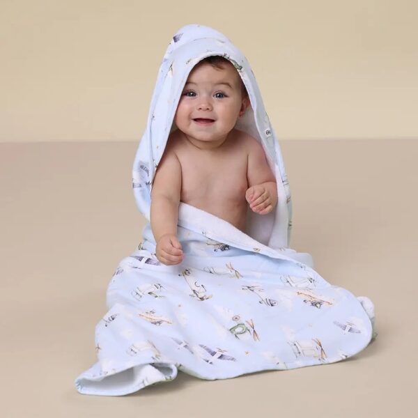 Snuggle Hunny Organic Hooded Baby Towel - Image 7