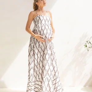 Clemence Maternity Summer Maxi Dress