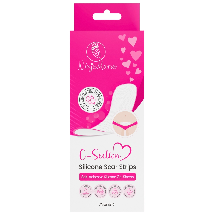 Ninja Mama Transparent C-Section Silicone Scar Strips - Pack of 6 - Image 4