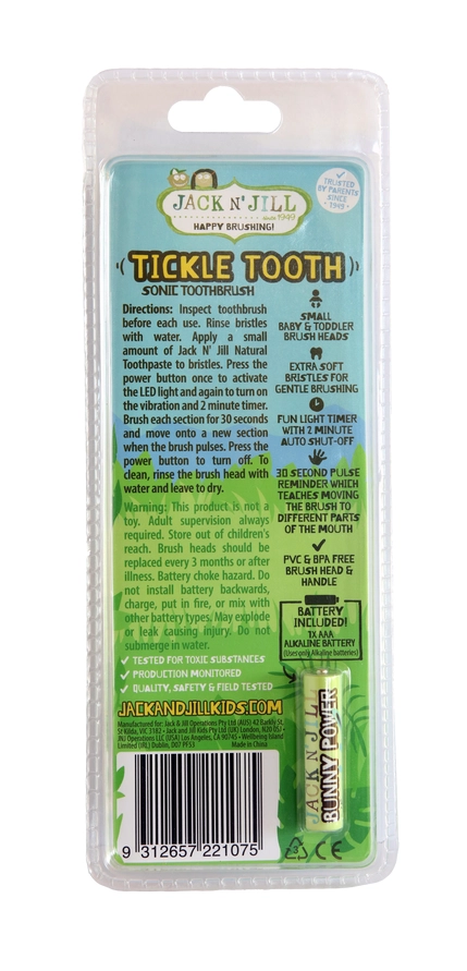 Jack N' Jill Kids Tickle Tooth Sonic Toothbrush - Image 3