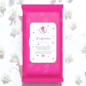 Ninja Mama Postpartum Perineal Witch Hazel Recovery Wipes/ Pad Liners.