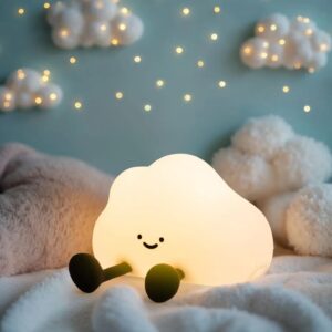 Led Night Light Usb Rechargeable Touch Control Bedtime Lamp - Cloud