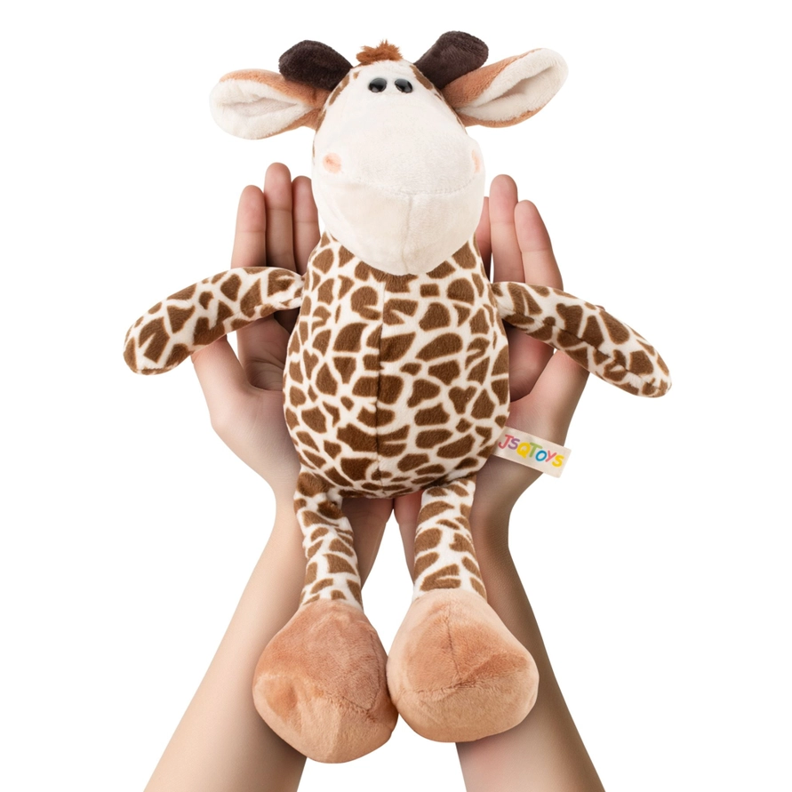 Soft Plush Animal Children Toy - Eddie the Giraffe - Image 4