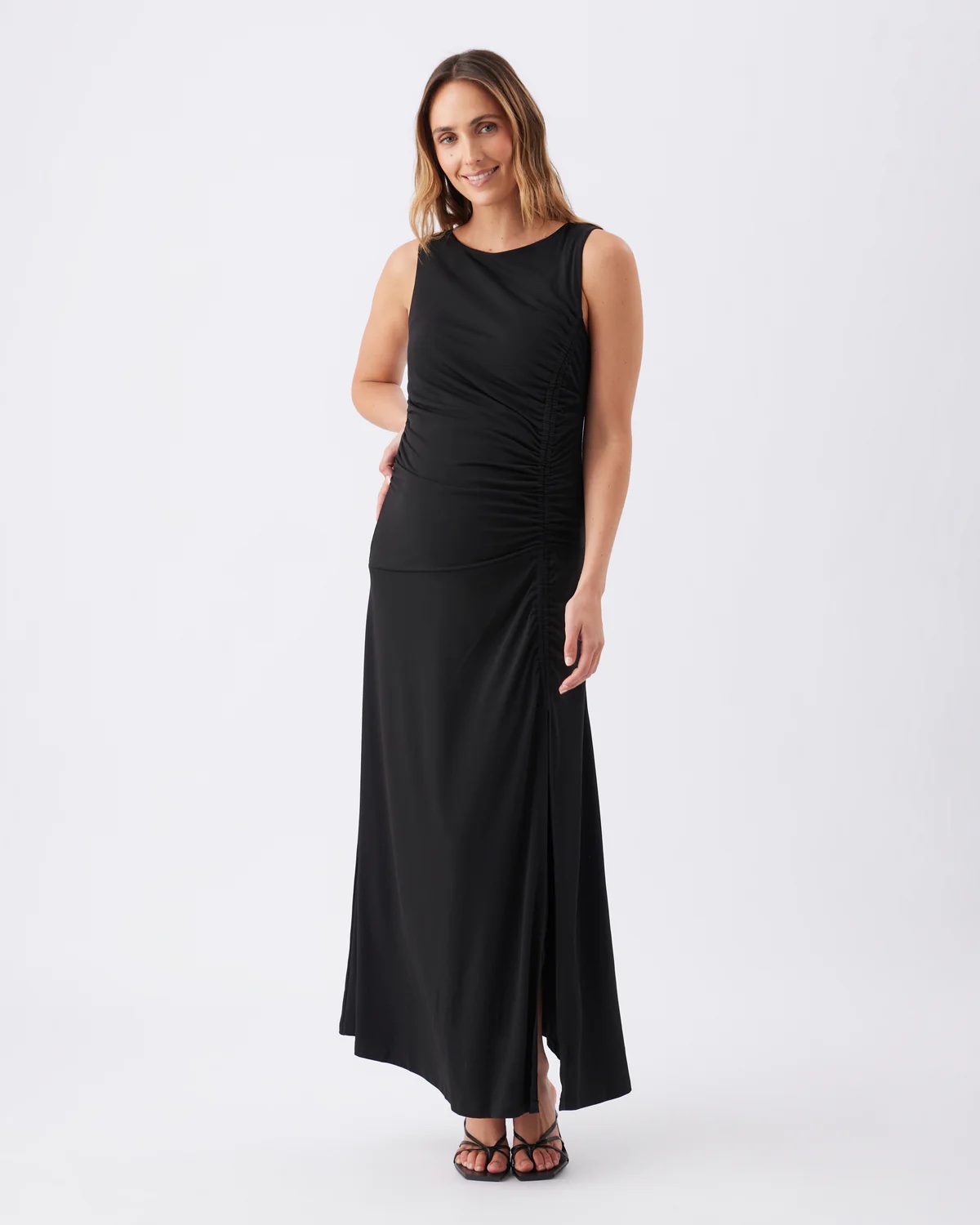 Ripe Erika Ruched Dress - Black - Image 2