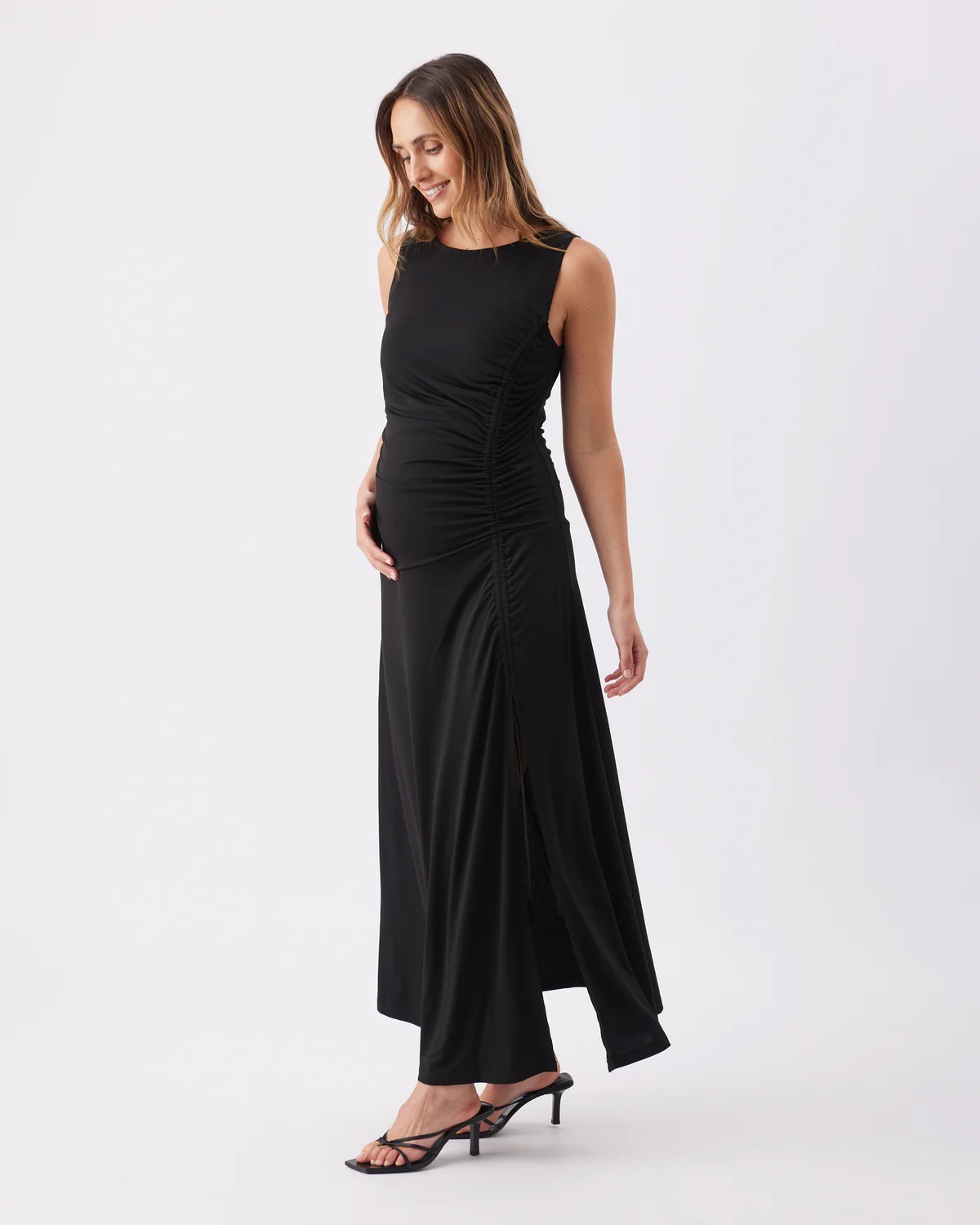 Ripe Erika Ruched Dress - Black - Image 3