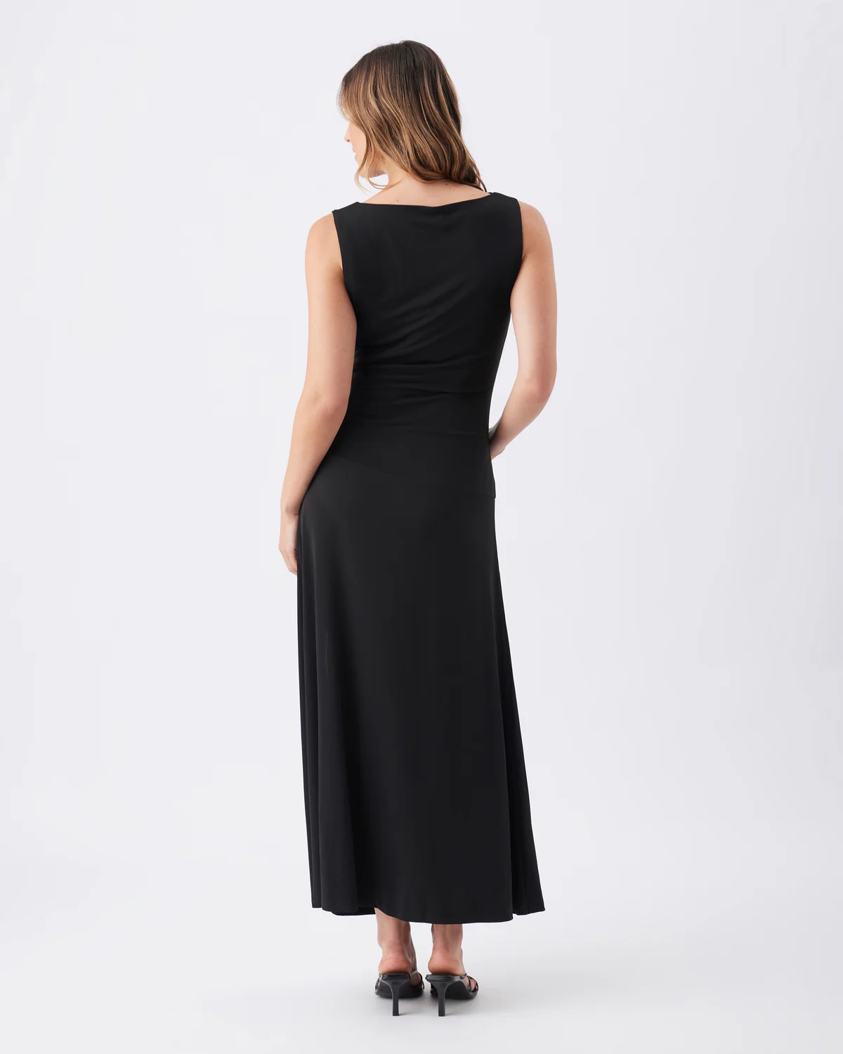 Ripe Erika Ruched Dress - Black - Image 4