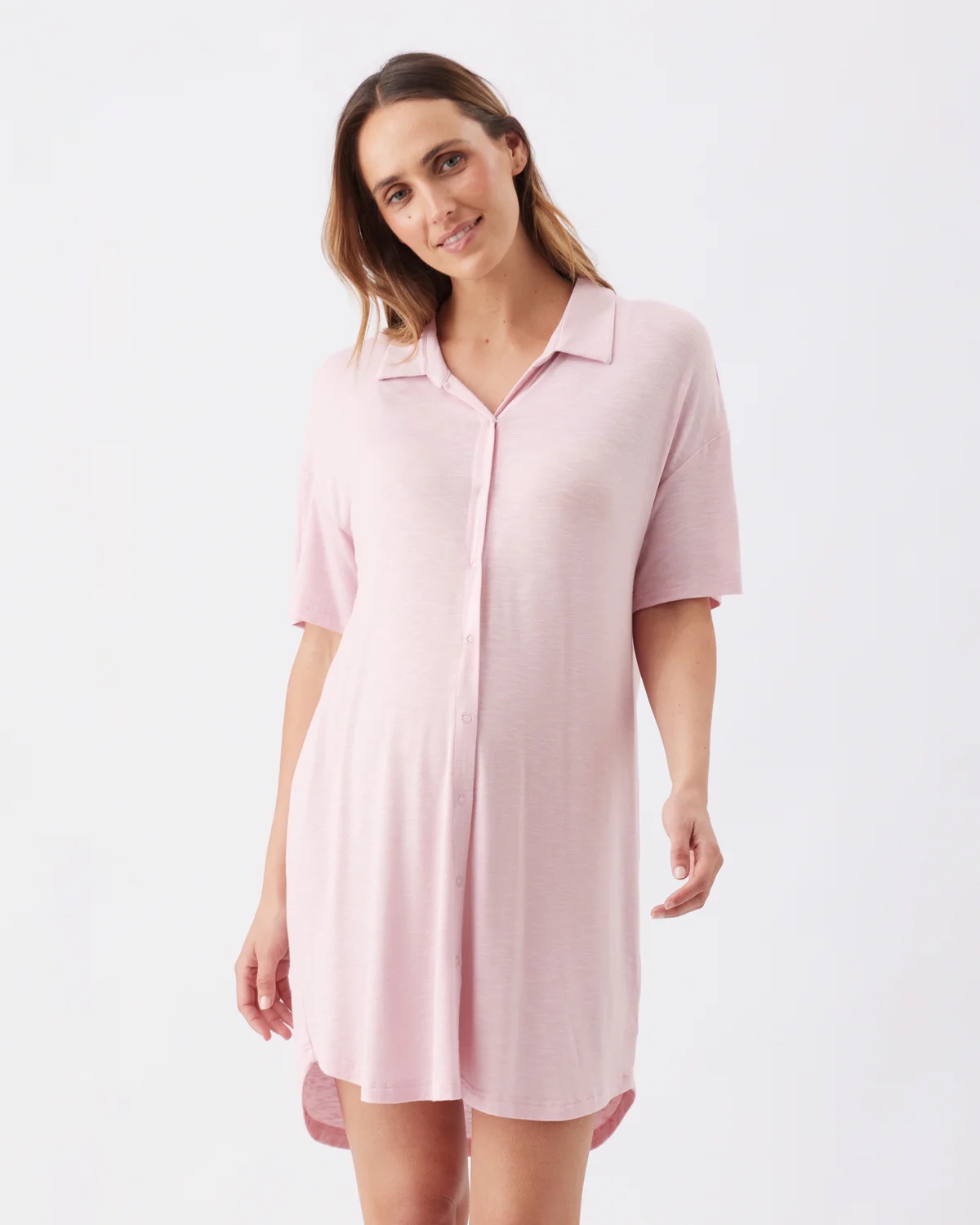 Ripe Dreamy Night Shirt Dusty Pink - Image 3