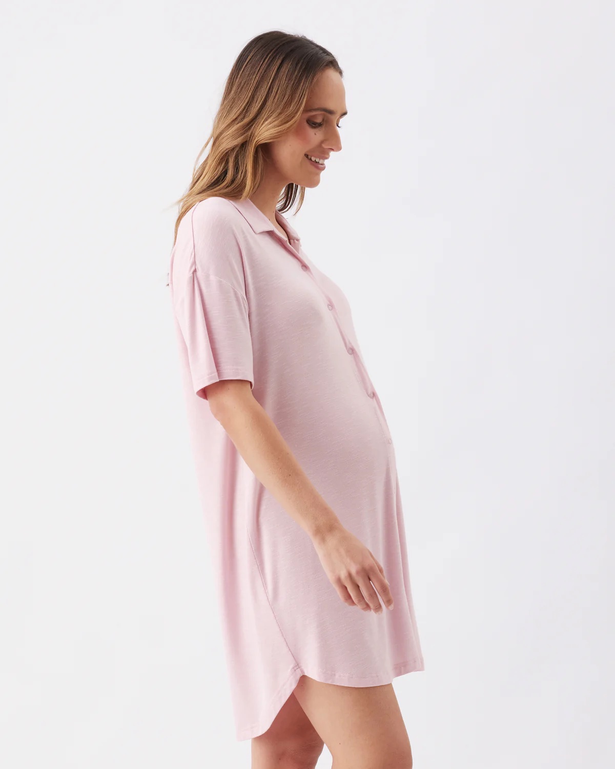 Ripe Dreamy Night Shirt Dusty Pink - Image 4