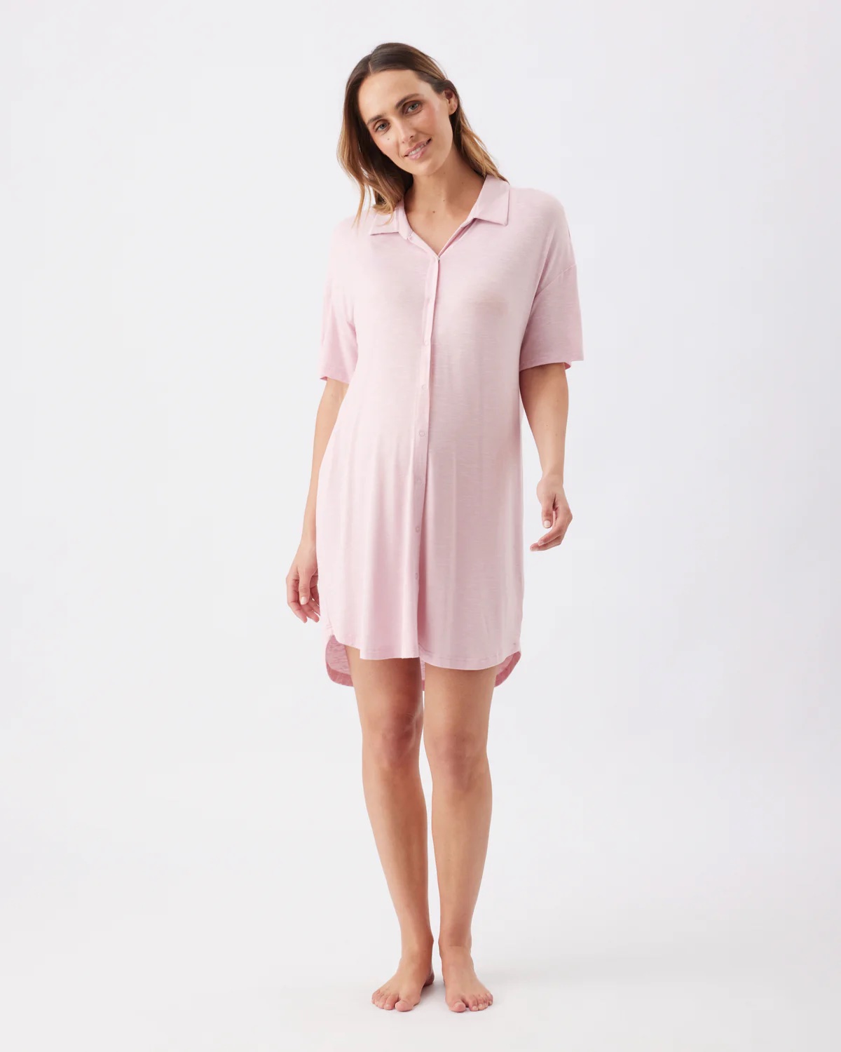 Ripe Dreamy Night Shirt Dusty Pink - Image 5