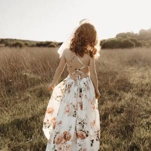 A Little Lacey - Lola Floral High Low Girls Dress