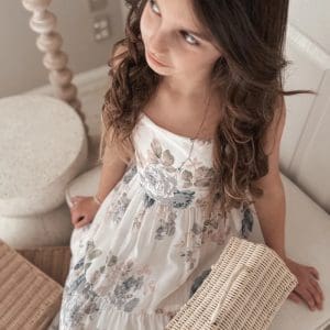 A Little Lacey - Savannah Girls Ocean Breeze Maxi Dress