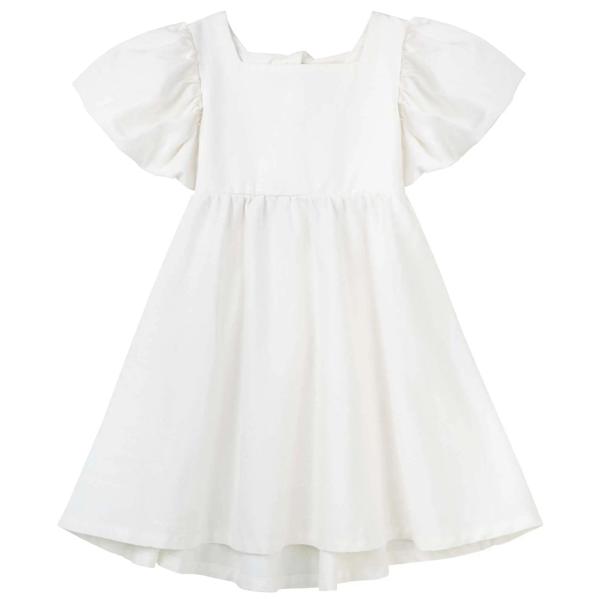Grace Tie Back Dress - Ecru - Image 2