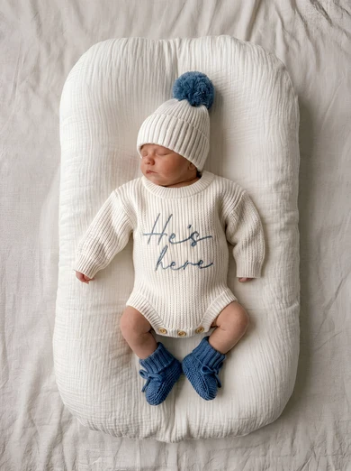 Petite & Co - He's Here Romper - Image 2