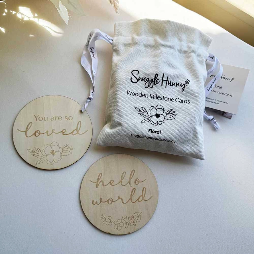 Snuggle Hunny Wooden Milestone Cards - Image 37
