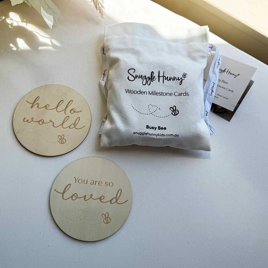 Snuggle Hunny Wooden Milestone Cards - Image 8