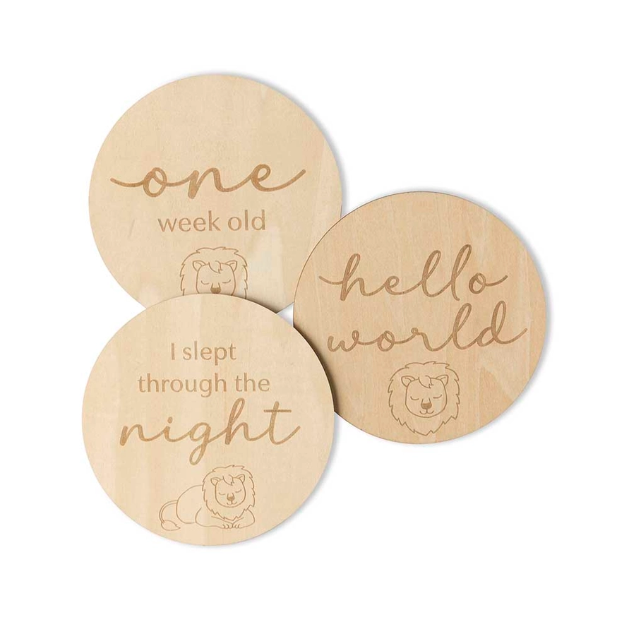 Snuggle Hunny Wooden Milestone Cards - Image 12