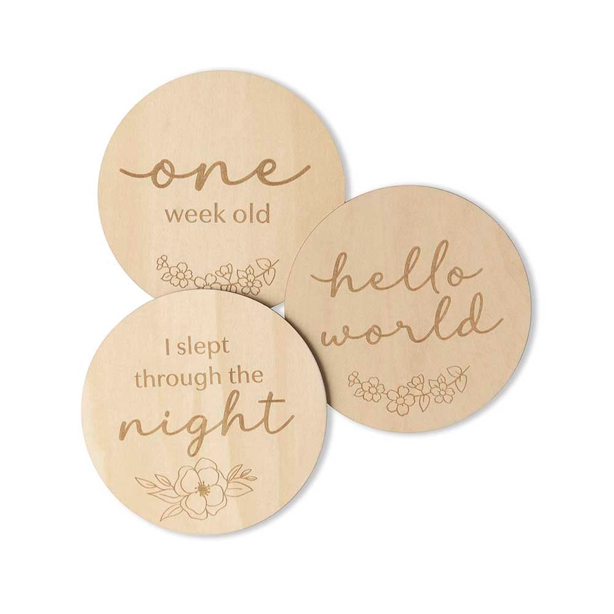 Snuggle Hunny Wooden Milestone Cards - Image 34