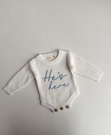 Petite & Co - He's Here Romper - Image 3